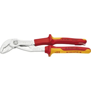 KNIPEX Wasserpumpenzange Cobra® VDE 8726T 24-fach verstellbar, mit Öse, L=250 mm