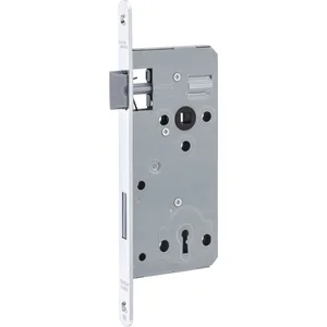 DORMAKABA Einstemmschloss ergo Keilbart, DM 50, VK 8,Stahl verzinkt silberfärbig