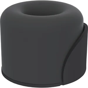 KWS Bodentürpuffer 2015 ø 40 mm, Stahl schwarz lackiert