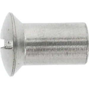 Hülsenmutter Linsensenkkopf M 8x 20 Edelstahl A4 mit Schlitz