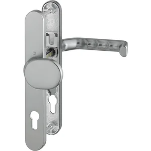 Wechselgarnitur LIVERPOOL - Schmalschild Knop PZ, wahlweise, Edelstahl-Effekt