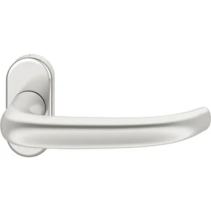 FSB FH-Rahmentürdrücker 09 1053 Hochhaltefeder B ovale Rosette Aluminium silber