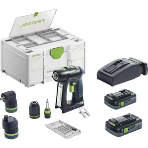 FESTOOL Akku-Bohrschrauber C 18 HPC 4,0 I-Set 18 Volt / 4,0 Ah (IEC) Li-Ion