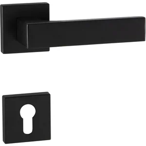 MARCHESI Drückergarnitur BUDAPEST Rosette PZ, 38-45 mm, Zamak schwarz matt