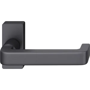 FSB FH-Rahmentürdrücker 09 1134 Hochhaltefeder B eckige Rosette Alu schwarz