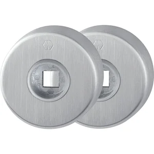 HOPPE Drückerrosette rund, Edelstahl matt