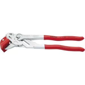 KNIPEX Fliesenbrechzange 9113, verchromt, Kunststoff-Griffe, L=250 mm