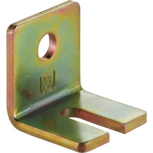 Winkelbefestigung HELM 104 W einfach Stahl verzinkt gelb