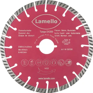LAMELLO Diamant Trennscheibe ø 180 mm Beton, Fliesen und Putz