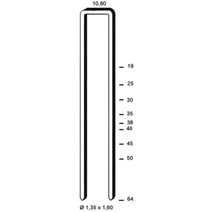 ALSAFIX Klammern Type L 30 mm aus Stahldraht verzinkt (15600 Stück)