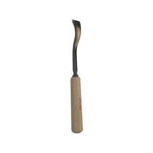 STUBAI Bildhauer-Stechbeitel geschliffen mit Holzheft Form 38 Breite 6 mm