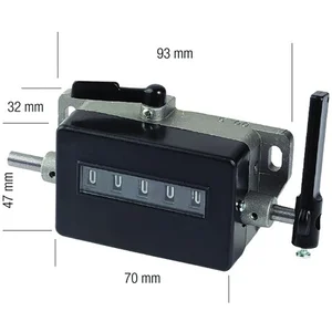 METRICA Hubzähler 5-stellig Drehrichtung X