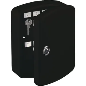 BURG-WÄCHTER Schlüsselschrank Key Box, mit 24 Haken, Stahl schwarz