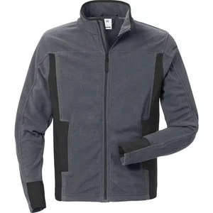 FRISTADS Fleecejacke 4003 MFL grau/schwarz XL