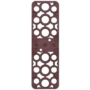 GV Unterlegplatte, 160 x 50 x 2 mm, Kunststoff rot