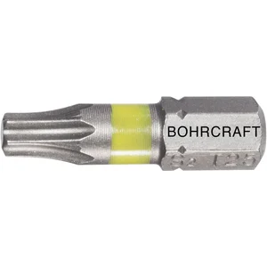 BOHRCRAFT Bit-Einsatz mit Farbring 1/4"sechskant TX 15/25 mm Torx®