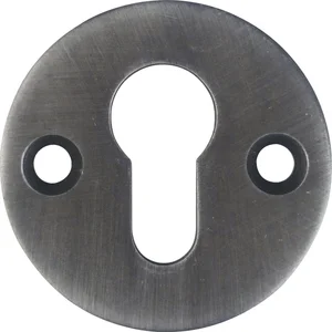 SCHÖSSWENDER Zylinderrosette PZ, Parma, ø 56 mm, Höhe 3 mm, schwarz passiviert