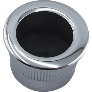 MARCHESI Stirnziehgriff Einlassmaß ø 25 mm, Aluminium verchromt