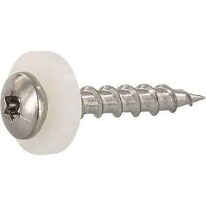 Fensterbankschraube 3.9x22 Torx 15 Edelstahl A2 mit Polyamid-Scheibe