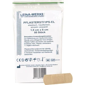 LEINA Pflasterstrips elastisch Farbe hautfarben 1,9 cm x 6 cm