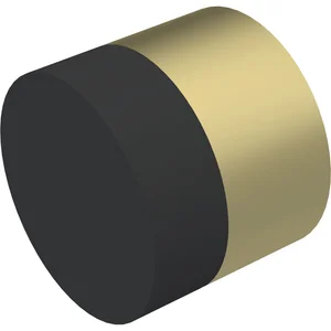 KWS Wandtürpuffer 2008 ø 30 mm, Aluminium messingfärbig eloxiert