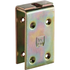 Verstärkungslasche f. Holztor HELM 498, TS 35-68 mm, Stahl verzinkt, gelb