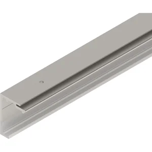 HELM GT-S 150 Laufschiene Deckenmontage auf Maß Edelstahl-Effekt