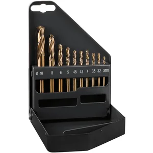 ALPEN Spiralbohrer-Kassette DIN1897PZ HSS Cobalt GRIP KM10 ø 3-10mm 10-teilig