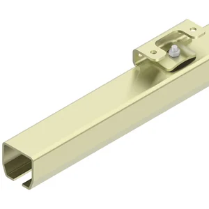 HELM 75W Laufschiene mit Anschraubwinkel L=1500 mm Stahl gelb verzinkt