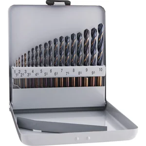 ALPEN Bohrer-Kassette Sprint Master KM19 DIN338RN HSS ø1-10 mm 19-teilig
