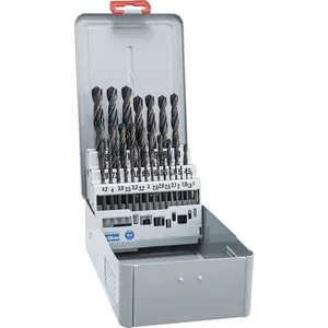 ALPEN Bohrer-Kassette KM32 DIN338RN HSS ø 1-10,5 mm + Kernlochbohrer 32-teilig