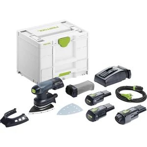 FESTOOL Akku-Deltaschleifer DTSC 400 Li 3,0 I-Set 18 Volt / 3,0 Ah (IEC) Li-Ion