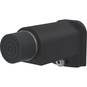 KWS Wandtürpuffer 2051 gefederter Anschlagpuffer, Aluminium schwarz lackiert