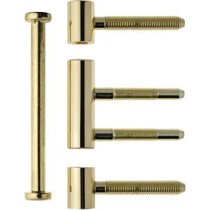 Einbohrband 3-tlg. Typ 335 ø 15 mm, Stahl vergoldet