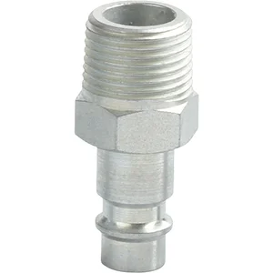 JWL Euro Druckluft Stecknippel aus Stahl mit Außengewinde 3/8"