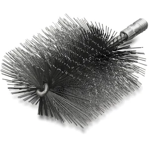 LESSMANN Heizkesselbürste 50 X 100 mm Aufnahme W 1/2" Stahldraht