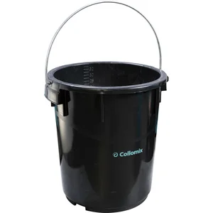 COLLOMIX Mischeimer schwarz Tragebügel 34 Liter