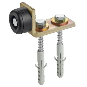 Torpuffer unten HELM 360 mit Befestigungsmaterial 200 kg Stahl verzinkt gelb