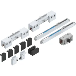 HELM GT-L 80 Beschlagset Glas 8-10,76 mm mit Einzugsdämpfung schwarz matt