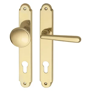 MARCHESI Wechselgarnitur ALT-WIEN - auf Schild PZ88, rechts, Messing poliert