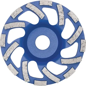 DIEWE Diamant Trockenschleifteller New Fan Cup Blau 125 x 22 x 22.23 mm