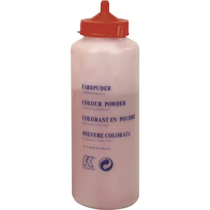 KAUFMANN Farbkreide rot in Pulverform 1000 Gramm in Flasche