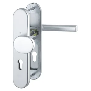 Sicherheits-Wechselgarnitur AMSTERDAM, PZ92, silber eloxiert