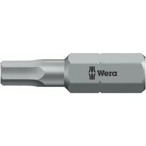 WERA Bit-Einsatz 840/1Z 1/4"sechskant 3.0/25 mm Innensechskant
