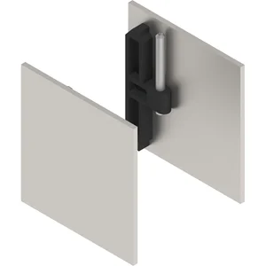 HELM GT-S 150 Abdeckkappen-Set klemmbar Edelstahl-Effekt