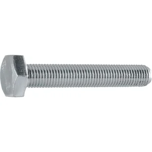 DIN961 8.8 M10x1.25x 30 verzinkt 6kt-Feingewindeschrauben ohne Schaft