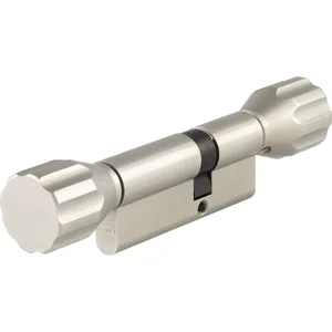 ABUS Doppelknaufzylinder A93 K55/K65 mm vernickelt matt