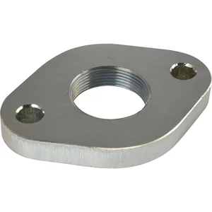 DIN2558 1 1/2" Gewindeflansch glatt, oval, galv. verzinkt