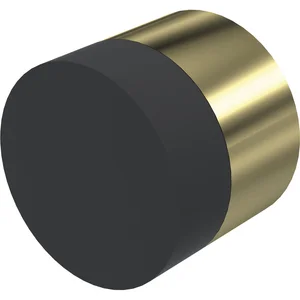 KWS Wandtürpuffer 2068, ø 30 mm, Länge 25 mm, Messing poliert