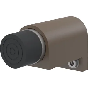 KWS Wandtürpuffer 2049 gefederter Anschlagpuffer, Alu dunkelbraun eloxiert